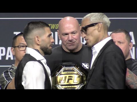 UFC 317 FACE-OFFS: Ilia Topuria vs Charles Oliveira