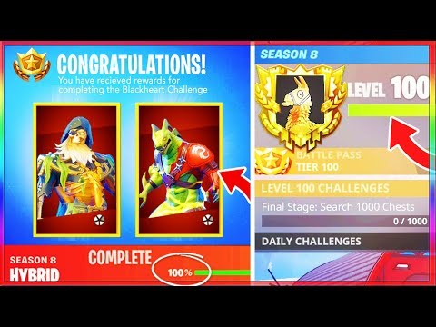 How To GET FREE “MAX STAGE SKINS” LEVEL 100 REWARDS In SEASON 8! (FASTEST WAY TO GET XP Fortnite)