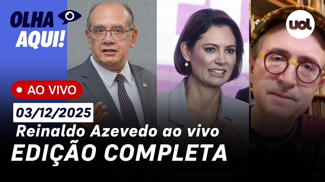 Reinaldo ao vivo: Gilmar dá liminar para só PGR pedir impeachment no STF; Michelle x Ciro e+