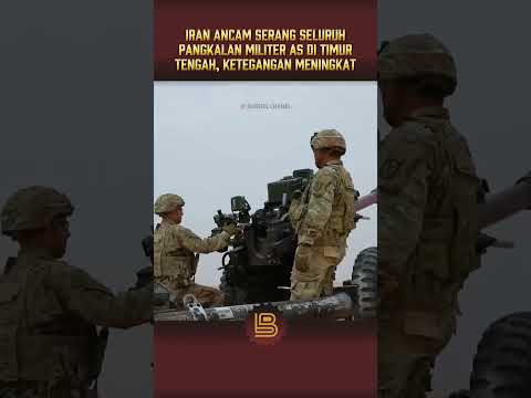 Iran Ancam Serang Seluruh Pangkalan Militer AS di Timur Tengah, Ketegangan Meningkat #iran #amerika