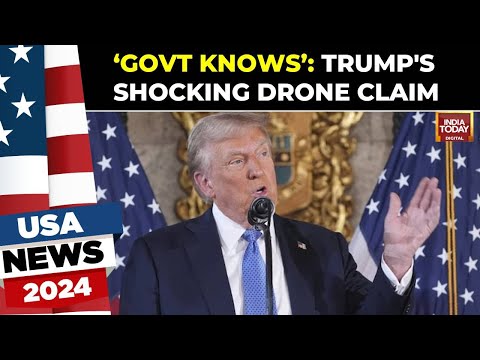 LIVE: Donald Trump Speaks On Drone Sightings In Florida | Donald Trump LIVE News | US LIVE