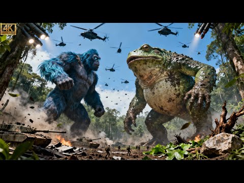 Kong vs The Frog King | Epic Battle at the Military Base - Full Movie 2025