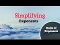 Understanding Exponents