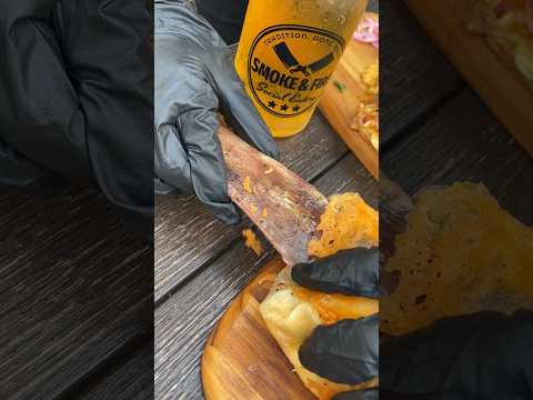 Crazy burrito with a GIANT BONE-IN RIB inside! ??