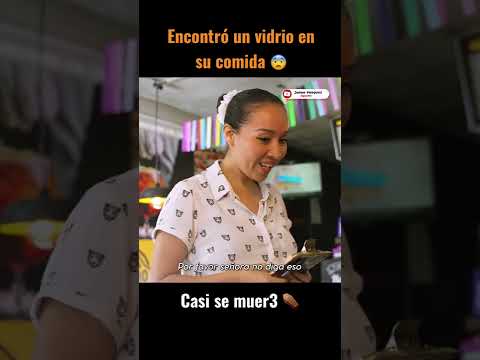 Encontró un vidrio en su comida 😱 #shorts #historias #reflexion #personas #trabajo #frases