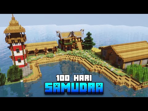 100 Hari Minecraft Tengah Laut