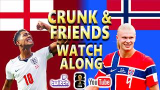 Norway vs England World Cup Watch Along| Crunk & Friends