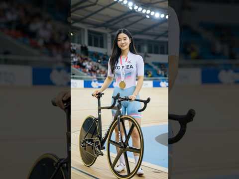 올림픽을 빛낸 그녀 🚴♀️ 금메달의 찬란한 순간 #athlete #beauty #올림픽 #shorts