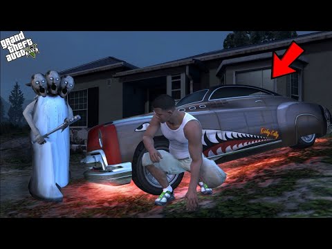 Franklin Stealing Granny's Fastest Car In Gta v ( mods)