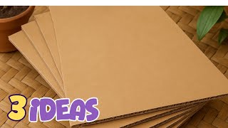 3 Brilliant Ways to Reuse Cardboard Boxes as Organizers!
