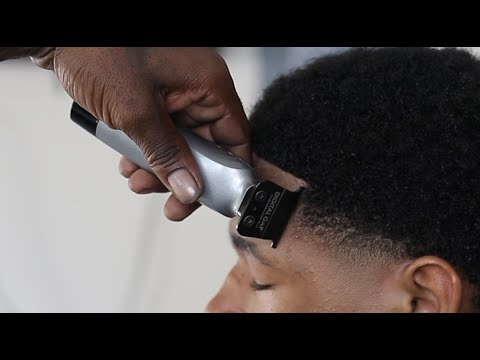 HAIRCUT TUTORIAL | MID LOW TAPER FADE | HOW TO DO A SHARP LINEUP💈🔥