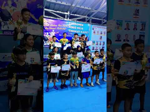 Semua Juara Turnamen Kadet Sekabupaten Karawang #pingpong #tenismeja #tabletennis