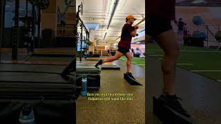 Making Bulgarian Split Squats Extra Spicy 🌶️ #shorts #bulgariansplitsquat #running #runner