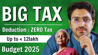 NO Tax upto Rs 12 Lakhs | Big News | New Tax Regime | Budget 2025