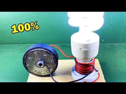 Electric Generator Free Energy Using Magnet 100% | New Idea Technology for 2026