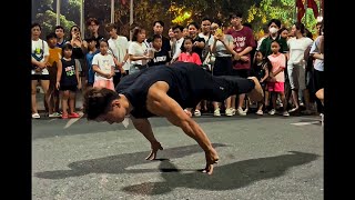 Tập luyện Calisthenics tại phố đi bộ Hà Nội và phản ứng mọi người !