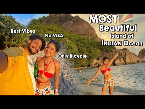 We Went to Most Beautiful "NO CAR" Island of Indian Ocean 😍 | Seychelles Ep.3