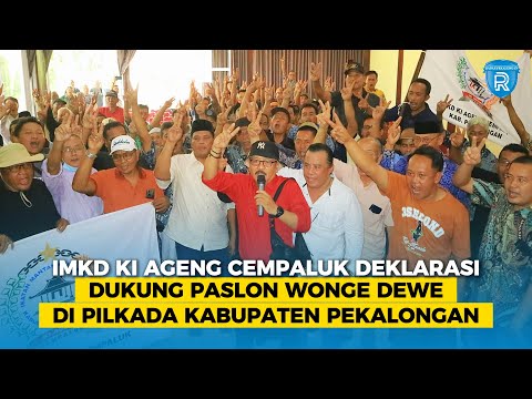 IMKD Ki Ageng Cempaluk Deklarasi Dukung Paslon Wonge Dewe di Pilkada Kabupaten Pekalongan