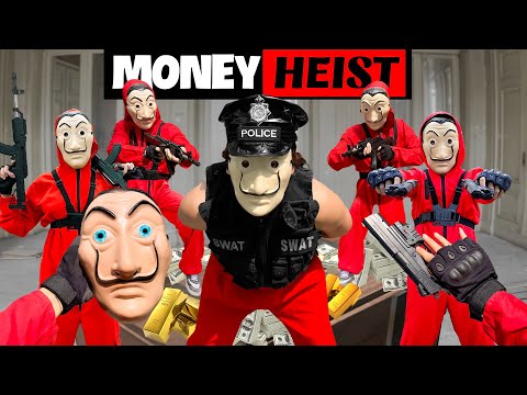 PARKOUR VS MONEY HEIST : Rescue Police from the hands of Money Heist | Epic POV