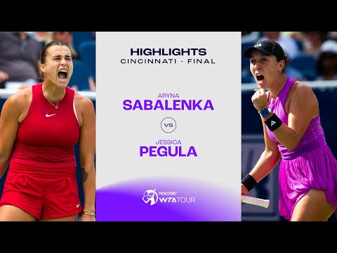 Aryna Sabalenka vs. Jessica Pegula  | 2024 Cincinnati Final | WTA Match Highlights