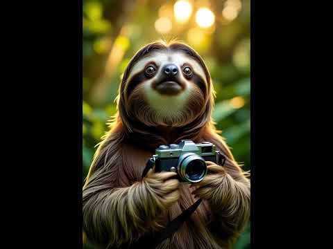 Sloth Secretly Takes Your Picture 📸🦥 | Then Smiles About It