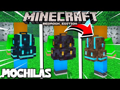 MELHOR ADDON/MOD DE MOCHILAS PARA MINECRAFT PE 1.21! (MINECRAFT BEDROCK)