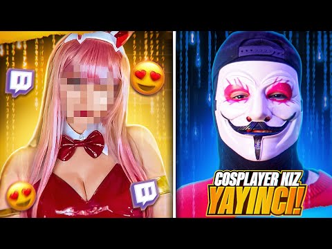 COSPLAYER KIZ YAYINCIYI HİLEYLE TROLLEDİM! SEVGİLİSİ ODAYI BASTI! (CS 2)