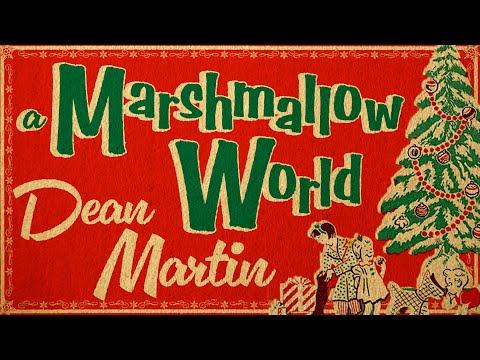 Dean Martin - A Marshmallow World (Fireplace Video - Christmas Songs)