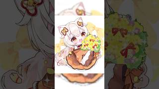 ミニキャラメイキング🌼🎗️#イラストメイキング #clipstudiopaint