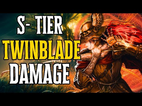 New Elden Ring MOST BROKEN Twinblade Build INSANE DAMAGE (1.10)