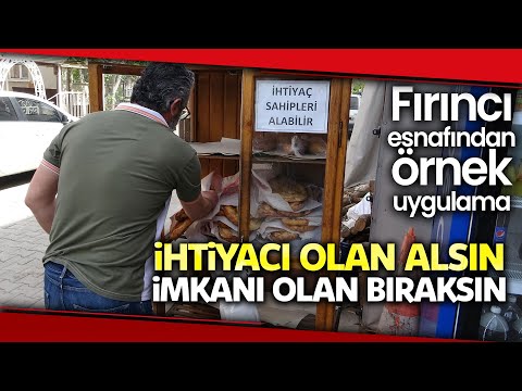 Fırınının Önüne Dolap Koydu, Üzerine “İmkanı Olan Koysun, İhtiyacı Olan Alsın” Yazdı