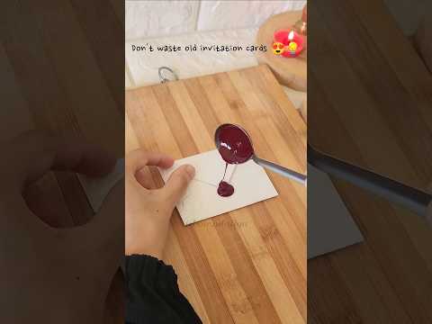 DIY Envelope from Old Invitation Card 💌 | Aesthetic Recycling Idea | Easy Craft