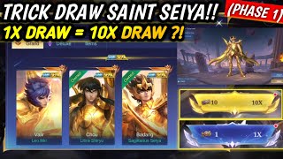 GET MORE CRESTS FOR GOLD SKIN!! DRAW SAINT SEIYA EVENT (PHASE 1)! - MLBB