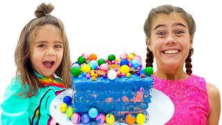 Những Câu Chuyện Vui Nhộn Về Nấu Ăn Với Nastya và Mia | Bánh Sinh Nhật và Sự Bất Ngờ