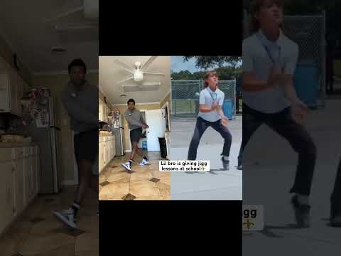 Lil bro giving jiggin lessons at recess 😂⚜️