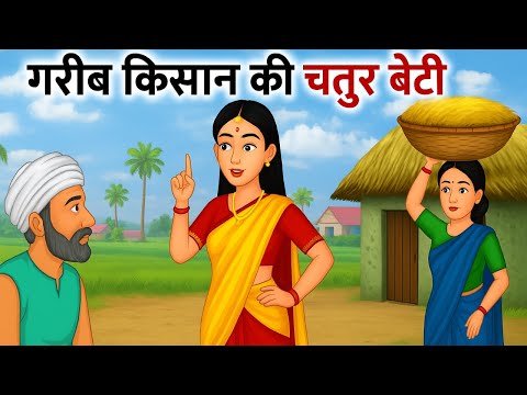 Kahani गरीब किसान की चतुर बेटी | Saas Bahu | Hindi Kahaniyan |Moral Stories| Bedtime stories|story