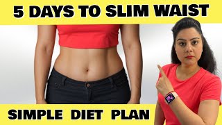 Simple Belly Fat Diet Plan | Lose Belly Fat In 5 Days Without GYM | Lose Weight Fast