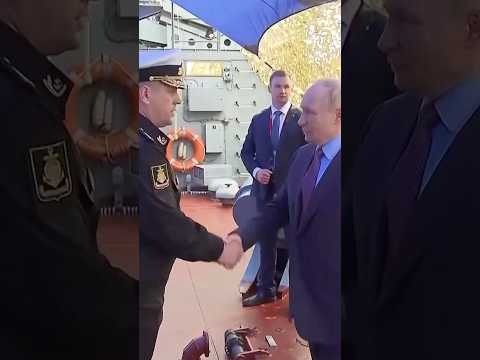 Putin Visits Warship From Russia's Pacific Fleet