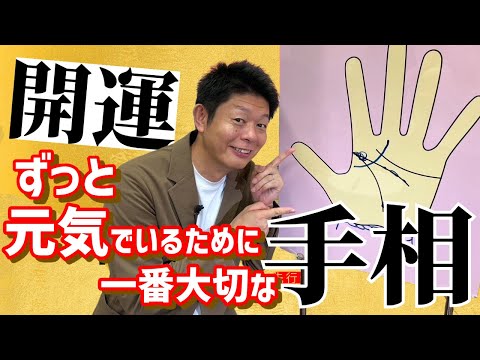 【元気になるための手相】元気でいるために一番大切な手相『島田秀平のお開運巡り』