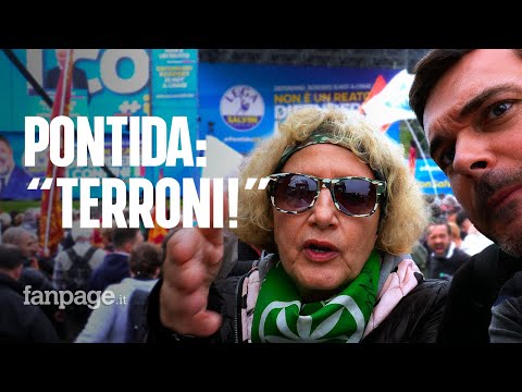 Odiano l'Islam e non vogliono dare soldi "ai terroni". È la nuova, solita, Lega che sfila a Pontida