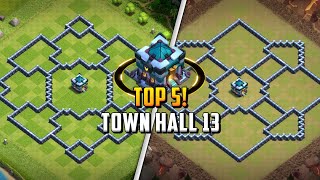 TOP 5! Town Hall 13 (TH13) Base Layout + Copy Link 2025 | Clash of Clans
