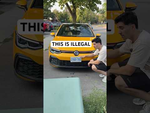 THIS IS ILLEGAL #cars #wrap #golfgti