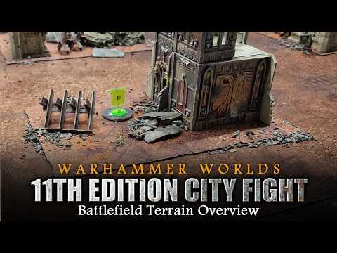 Warhammer Worlds '11TH EDITION CITY FIGHT' | 40K Battlefield Creation Warhammer 40K Terrain Tutorial