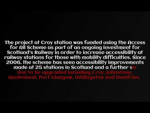 New footbridge provides improved accessibility for Croy station