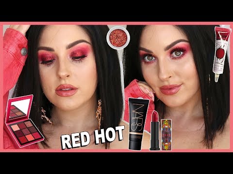 *New* RAINBOW SERIES ?? Glam Red Makeup Tutorial!