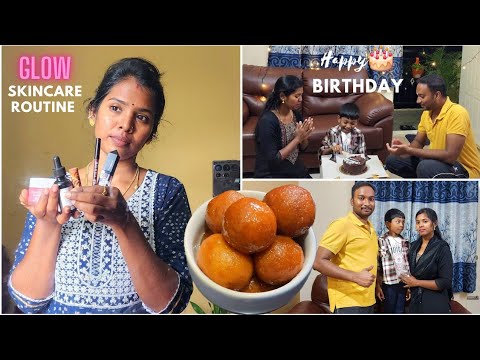 🥵America-ல இருந்து வருவாங்கலாம்🤣மிளகாய் தூள் Gulab Jamun🤭| Skincare Routine😍 #vlog #lifestyle