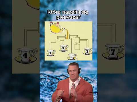 🧩 Myślisz, że to proste? Która filiżanka napełni się pierwsza?! #shorts