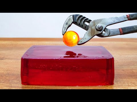 EXPERIMENT: GIANT 1000 Degree BALL vs Jelly