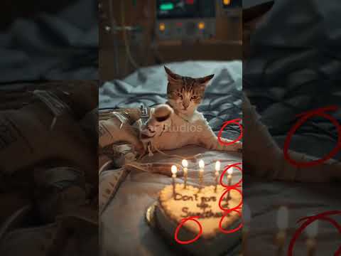 #happybirthday #funny #kitten #animalintelligence #kucing #cute #cat #cake #aicats #shorts #short #o