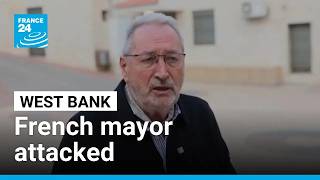 YouTube video thumbnail:  Israeli Settlers Attack European Diplomats, Beat French Mayor